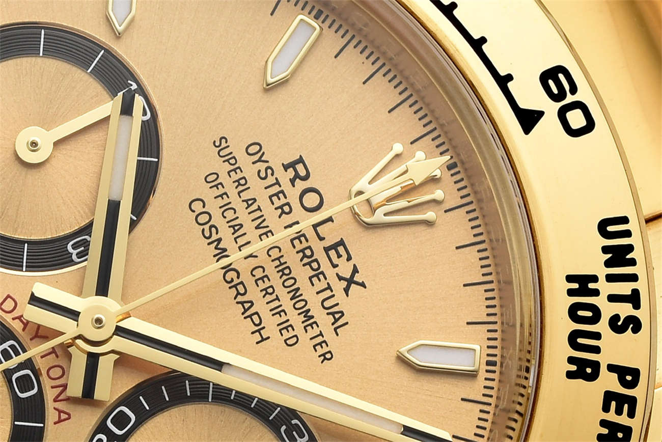 Rolex Daytona Champagne Dial Replica – 126518LN Yellow Gold Chronograph