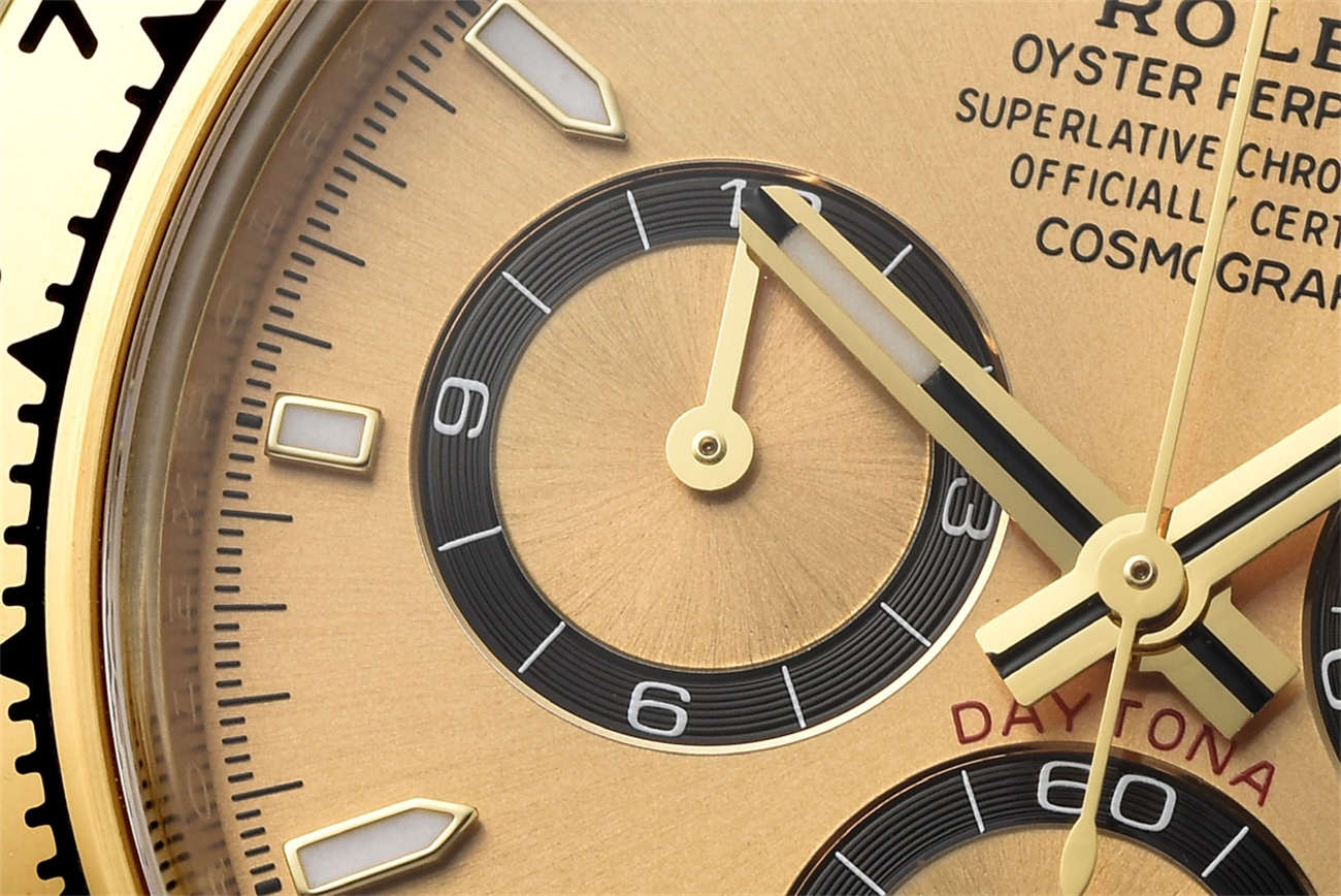 Rolex Daytona Champagne Dial Replica – 126518LN Yellow Gold Chronograph