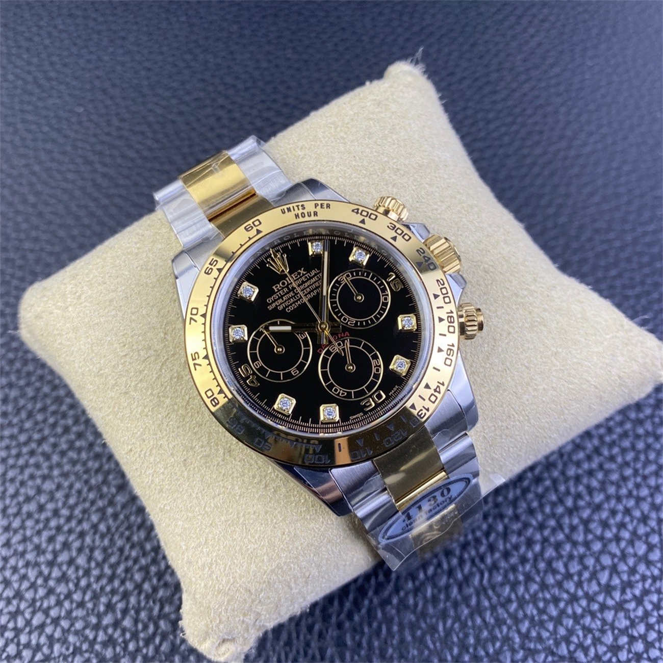 Rolex Daytona Diamond Dial Replica – 116503 Two Tone (Dandong 4130)