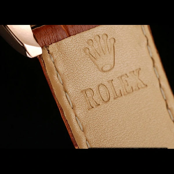Rolex Daytona Rose Gold Case Brown Dial Brown Leather Strap new58729
