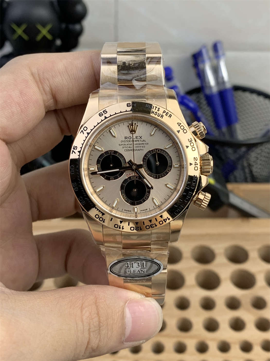 Rolex Daytona Rose Gold Replica – 126505 with 4131 Movement