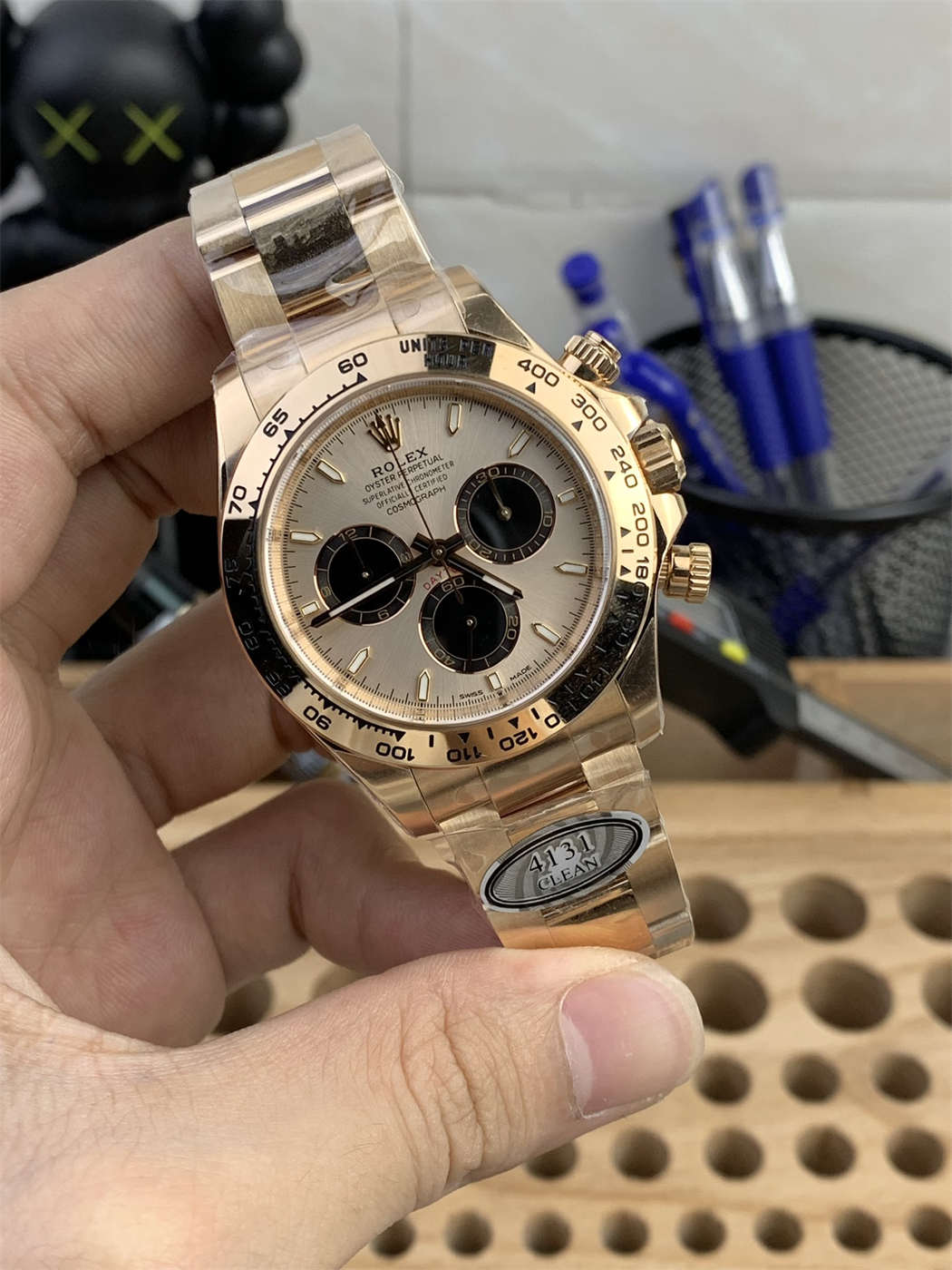 Rolex Daytona Rose Gold Replica – 126505 with 4131 Movement
