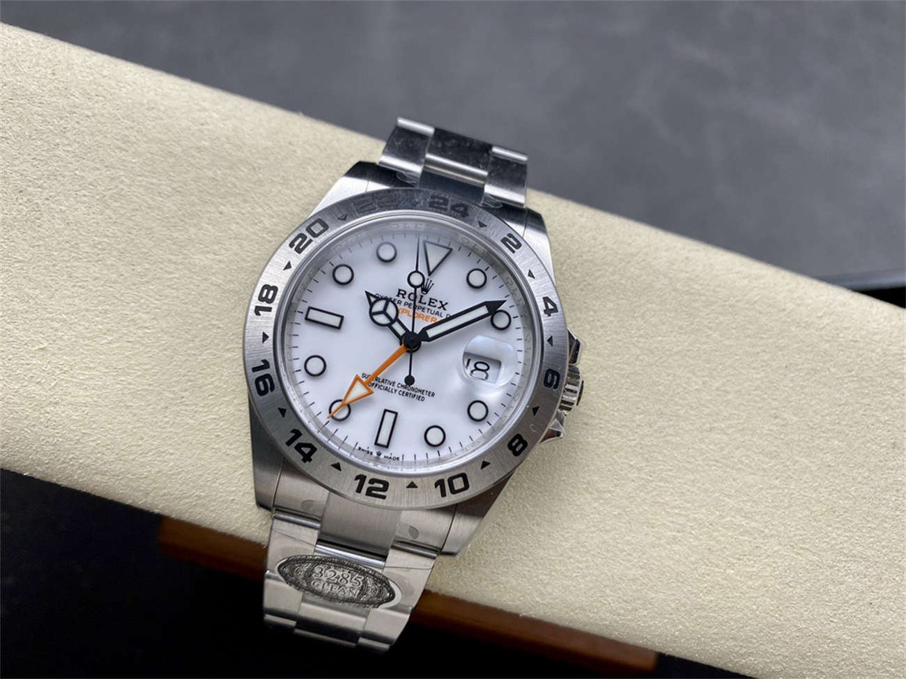 Rolex Explorer 2 Homage – 42mm Polar White Stainless Steel Automatic Watch
