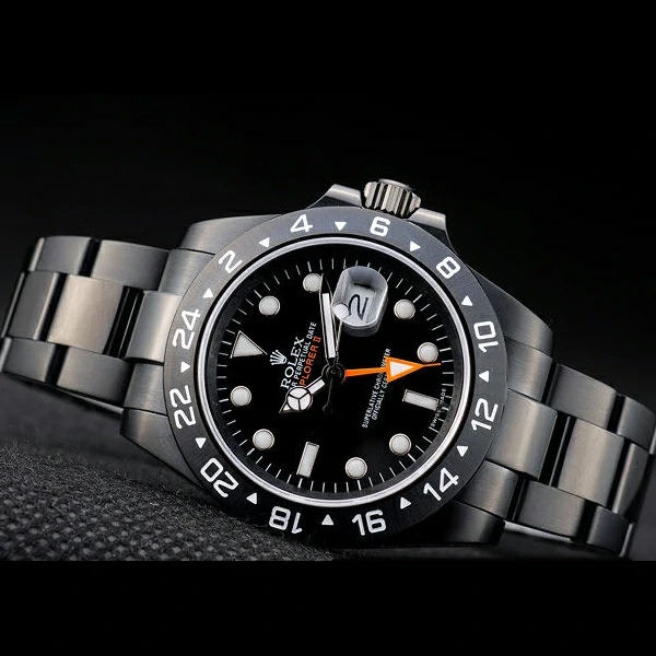 Rolex Explorer Black Ceramic Bezel Black Dial Tachymeter new58723