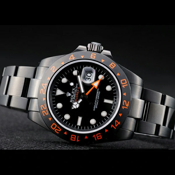 Rolex Explorer Black Ceramic Bezel Black Dial Tachymeter new58724
