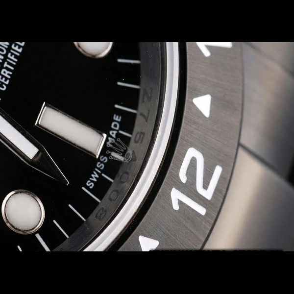 Rolex Explorer Black Ceramic Bezel Black Dial Tachymeter new58742