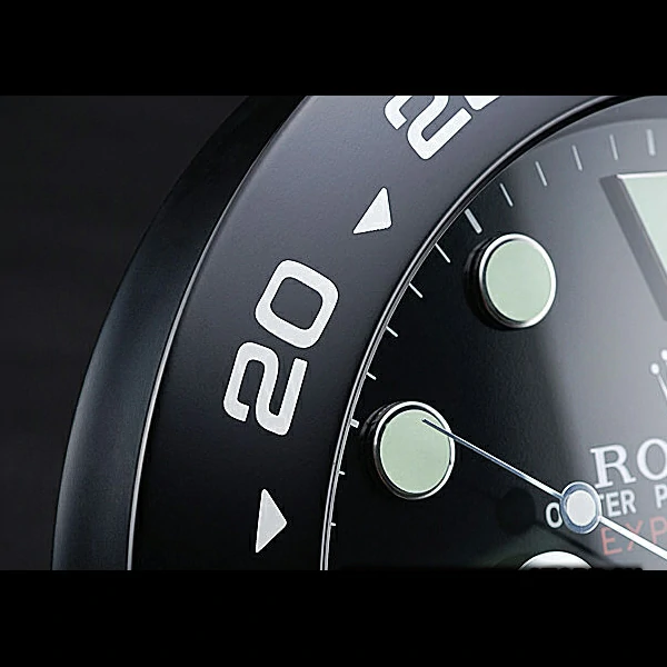 Rolex Explorer II Wall Clock Black new60369