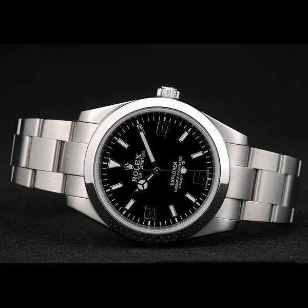 Rolex Explorer Stainless Steel Bezel Black Dial new58948