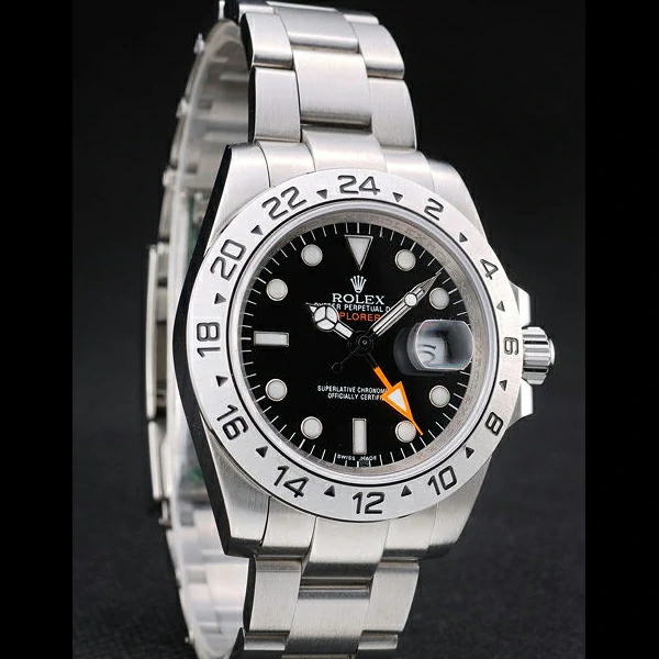 Rolex Explorer Stainless Steel Bezel Black Dial Tachymeter new58726