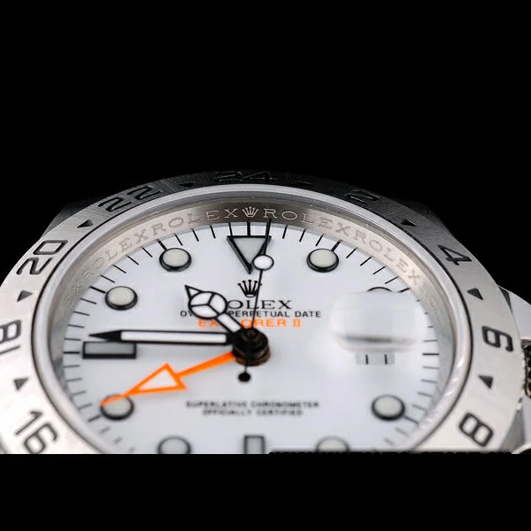 Rolex Explorer Stainless Steel Bezel White Dial Tachymeter new58743