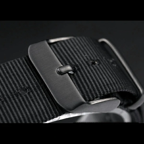 Rolex GMT Master II Pro Hunter Black Fabric Strap Black Dial new58155