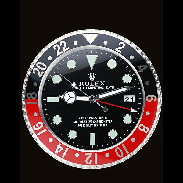 Rolex GMT Master II Wall Clock Black Red new60370