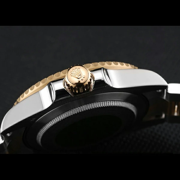 Rolex GMT Master Yellow Gold Bezel Black Dial new59241