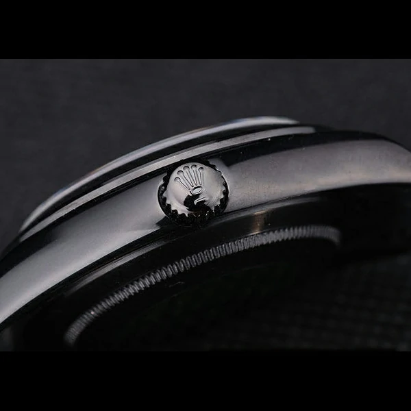 Rolex Milgaus Bamford Ion Plated Stainless Steel Bezel Black Dial new58657