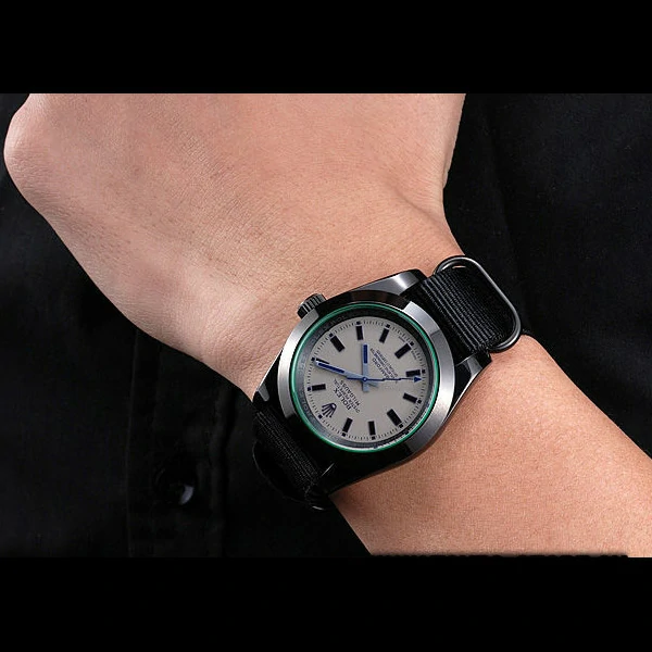Rolex Milgauss Bamford Black Nylon Strap new59914