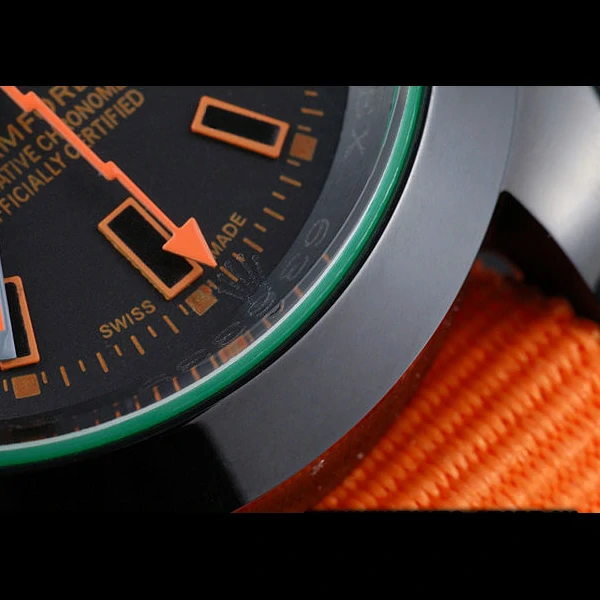Rolex Milgauss Bamford Orange Nylon Strap new59917