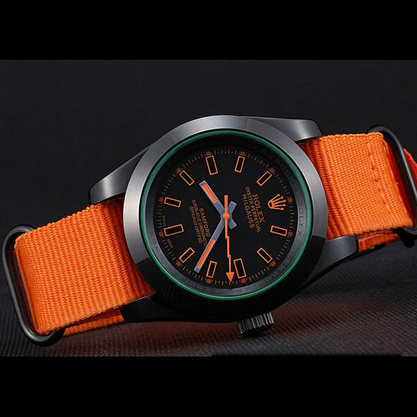 Rolex Milgauss Bamford Orange Nylon Strap new59917