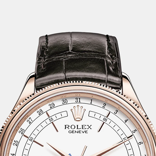 Rolex Replica Watch Cellini Moonphase 39mm, 18k Everose Gold, 50535-0002