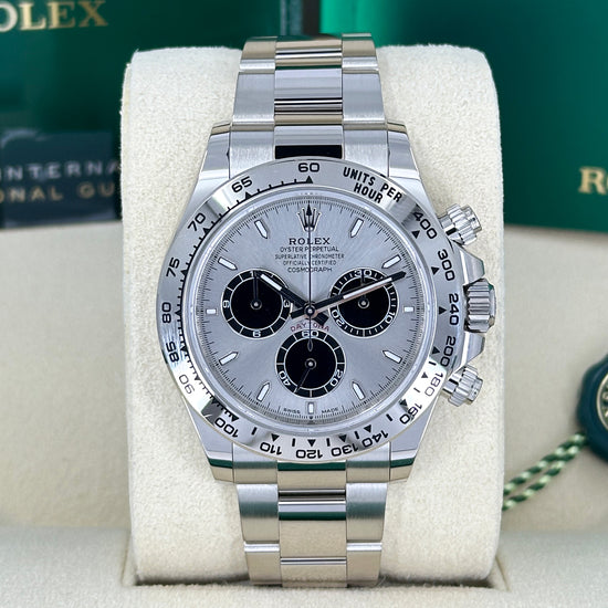Rolex Replica Watch Cosmograph Daytona 40mm, 18k White Gold, 126509-0003