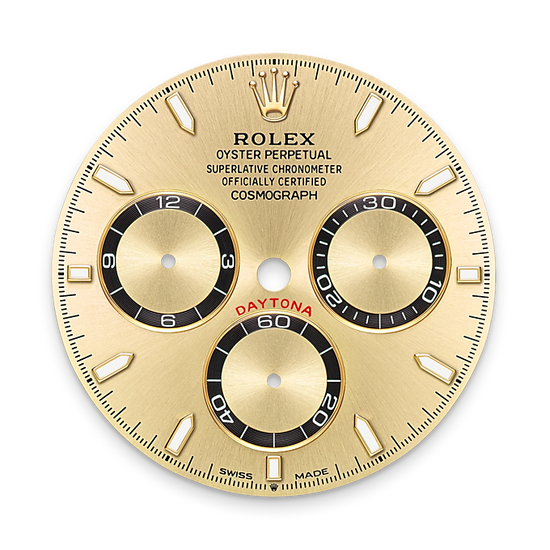 Rolex Replica Watch Cosmograph Daytona 40mm, 18k Yellow Gold, 126508-0005