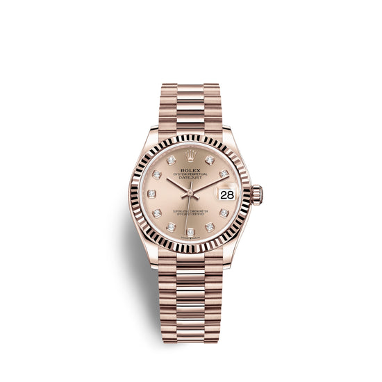 Rolex Replica Watch Datejust 31, 18k Everose Gold, 278275-0031
