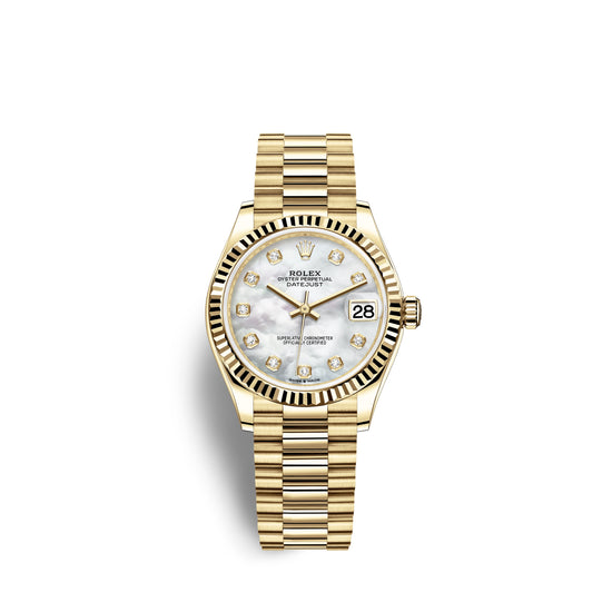 Rolex Replica Watch Datejust 31, 18k Yellow Gold, 278278-0010