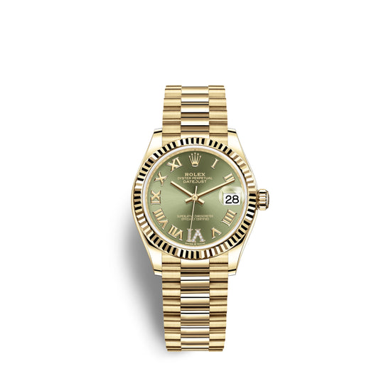 Rolex Replica Watch Datejust 31, 18k Yellow Gold, 278278-0030