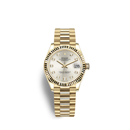 Rolex Replica Watch Datejust 31, 18k Yellow Gold, 278278-0034