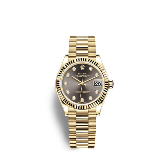 Rolex Replica Watch Datejust 31, 18k Yellow Gold, 278278-0036