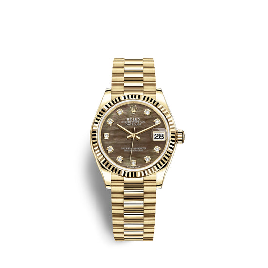 Rolex Replica Watch Datejust 31, 18k Yellow Gold, 278278-0038