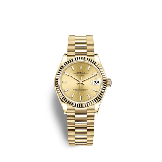 Rolex Replica Watch Datejust 31, 18k Yellow Gold, 278278-0040
