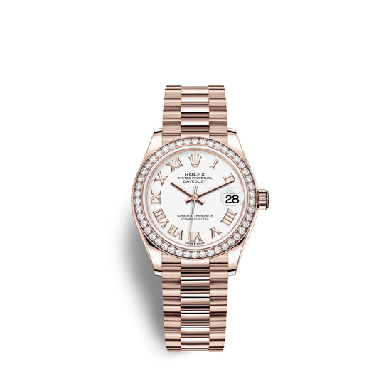 Rolex Replica Watch Datejust 31, 18kt Everose Gold, 278285RBR-0008