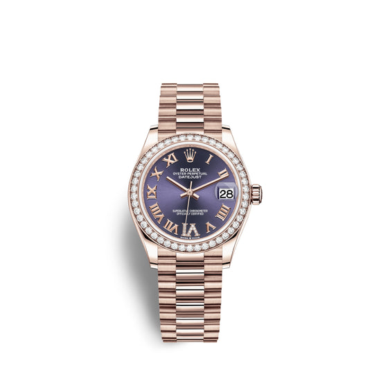 Rolex Replica Watch Datejust 31, 18kt Everose Gold, 278285RBR-0023