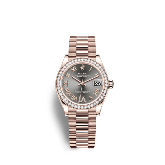 Rolex Replica Watch Datejust 31, 18kt Everose Gold, 278285RBR-0027