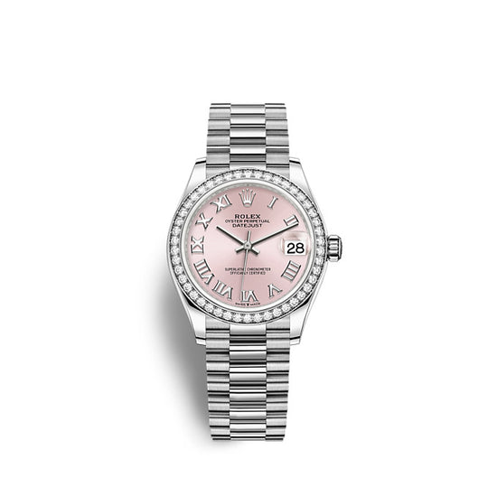 Rolex Replica Watch Datejust 31, 18kt White Gold, 278289RBR-00016