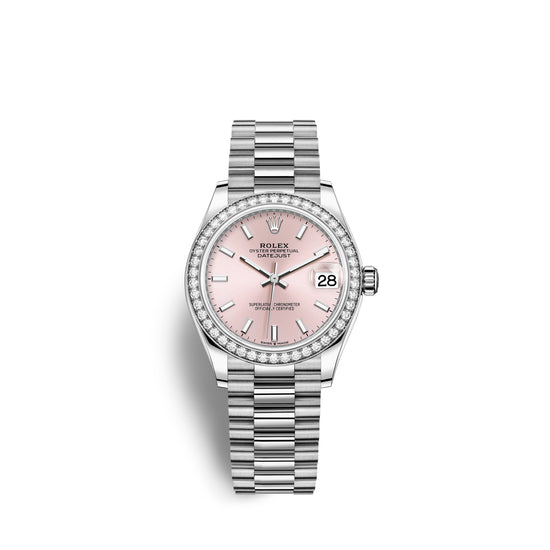 Rolex Replica Watch Datejust 31, 18kt White Gold, 278289RBR-0013
