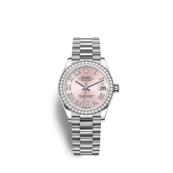 Rolex Replica Watch Datejust 31, 18kt White Gold, 278289RBR-0018