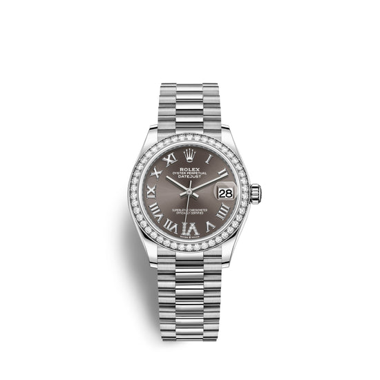 Rolex Replica Watch Datejust 31, 18kt White Gold, 278289RBR-0020
