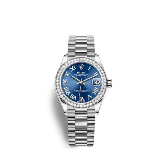 Rolex Replica Watch Datejust 31, 18kt White Gold, 278289RBR-0023