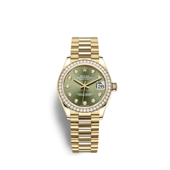 Rolex Replica Watch Datejust 31, 18kt Yellow Gold, 278288RBR-0007