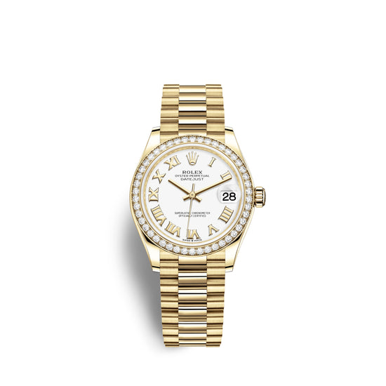 Rolex Replica Watch Datejust 31, 18kt Yellow Gold, 278288RBR-0009