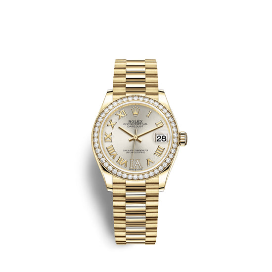 Rolex Replica Watch Datejust 31, 18kt Yellow Gold, 278288RBR-0020