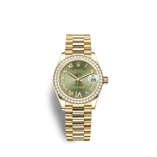 Rolex Replica Watch Datejust 31, 18kt Yellow Gold, 278288RBR-0024