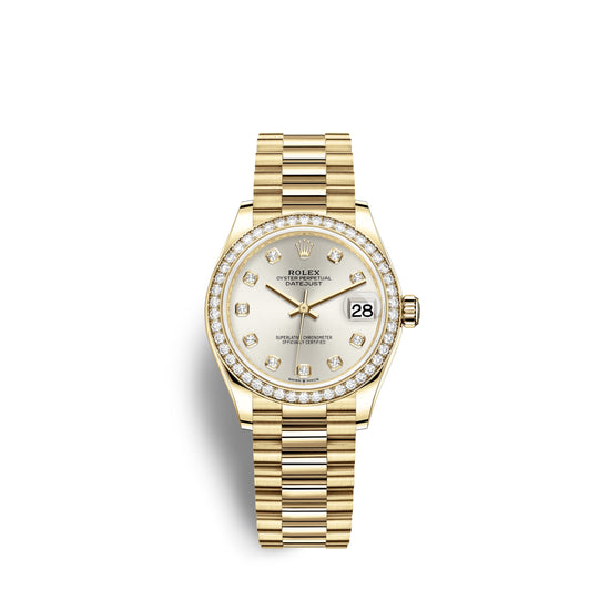 Rolex Replica Watch Datejust 31, 18kt Yellow Gold, 278288RBR-0028