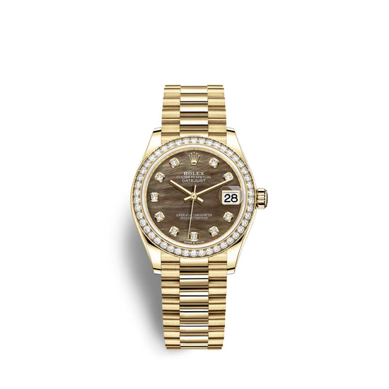 Rolex Replica Watch Datejust 31, 18kt Yellow Gold, 278288RBR-0032