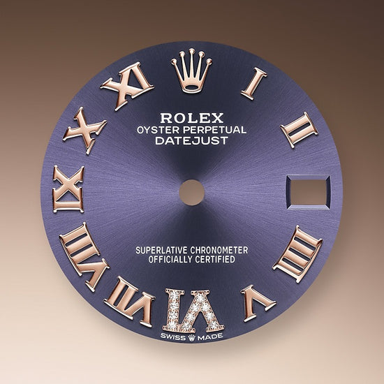Rolex Replica Watch Datejust 31, Oystersteel, 18kt Everose Gold and diamonds, 278341RBR-0020