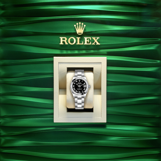 Rolex Replica Watch Datejust 31, Oystersteel, 18kt White Gold and diamonds, 278344RBR-0001
