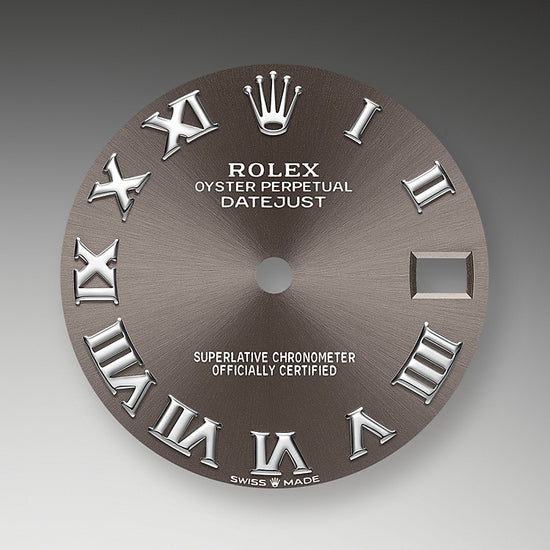 Rolex Replica Watch Datejust 31, Oystersteel, 18kt White Gold and diamonds, 278344RBR-0023