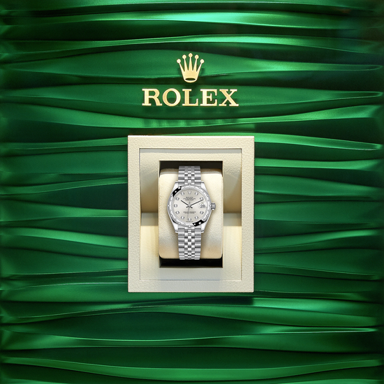 Rolex Replica Watch Datejust 31, Oystersteel, 18kt White Gold and diamonds, 278344RBR-0032