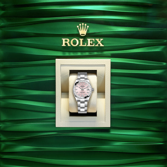 Rolex Replica Watch Datejust 31, Oystersteel, 18kt White Gold and diamonds, 278344RBR-0033